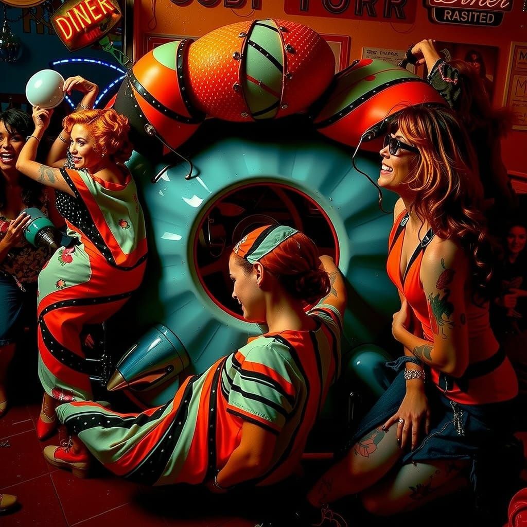 Diverse Women Celebrate Self-Love in Vintage Pin-Up Style