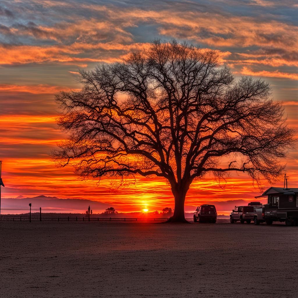 Vibrant Sunrise and Sunset Blend