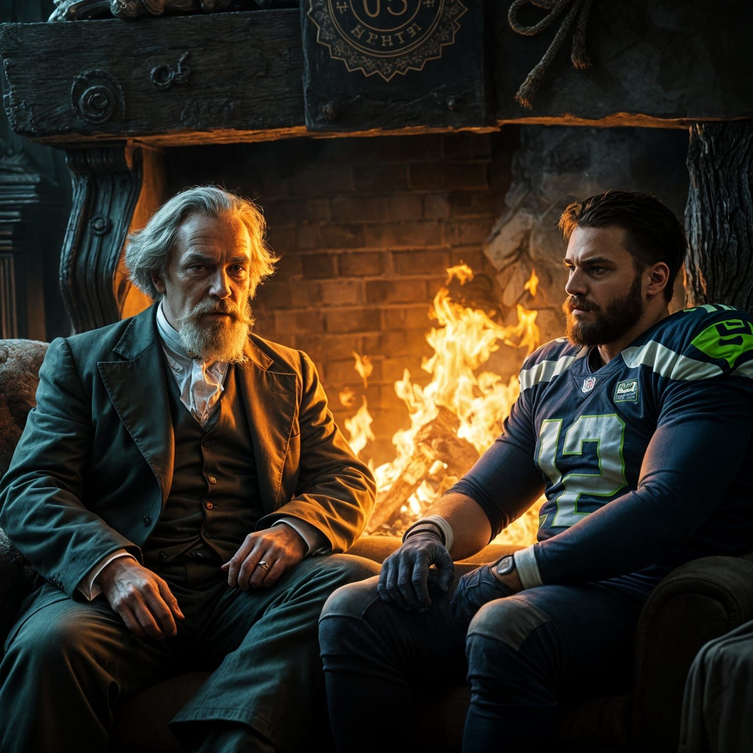 Philosophers and Athletes Contemplate Life in a Fantastical...