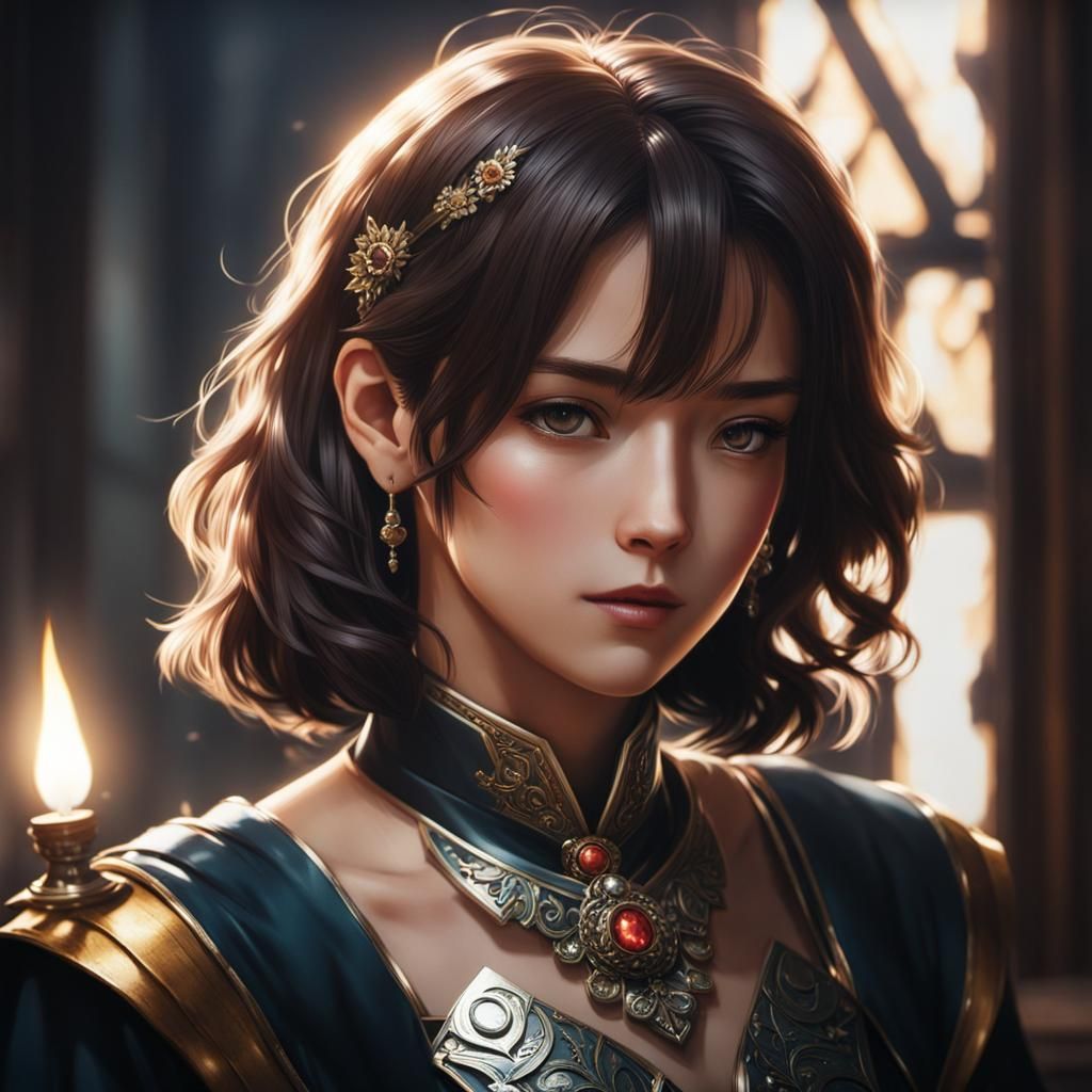 Encanto-Inspired Manga Art in Cel-Shaded Style