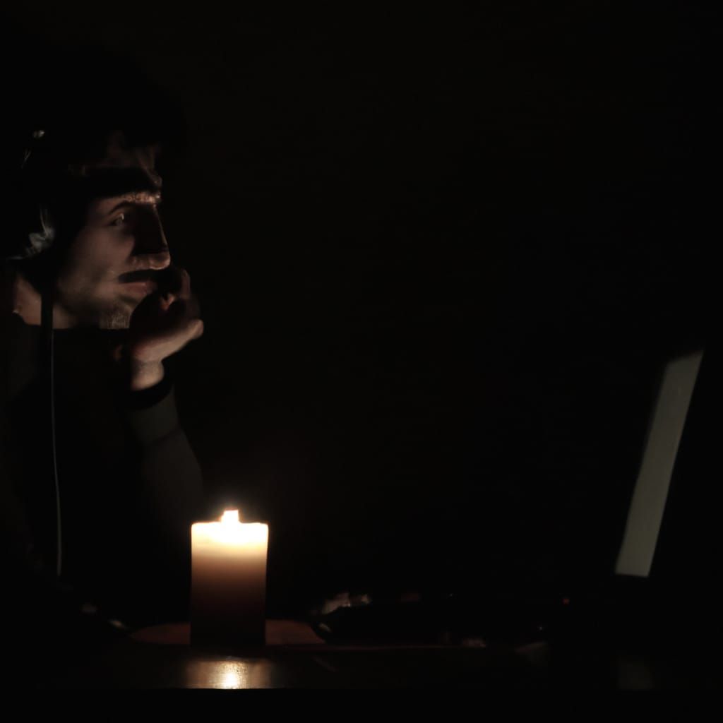 Person Listens to Music: Soviet Realism Art