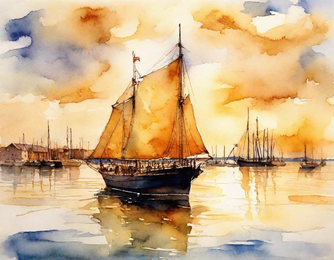 Sailing Heritage in Golden Hour