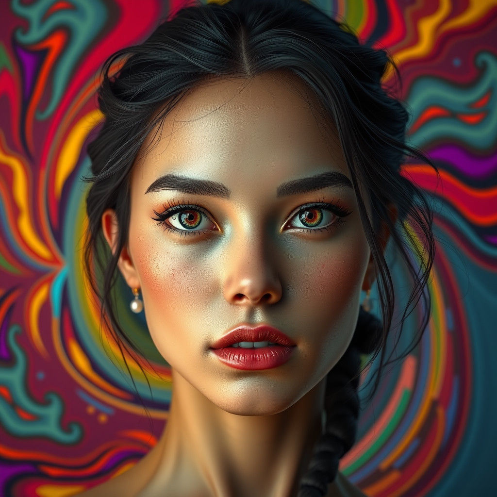 Ethereal Fantasy Portrait in Unreal Engine 5 Style