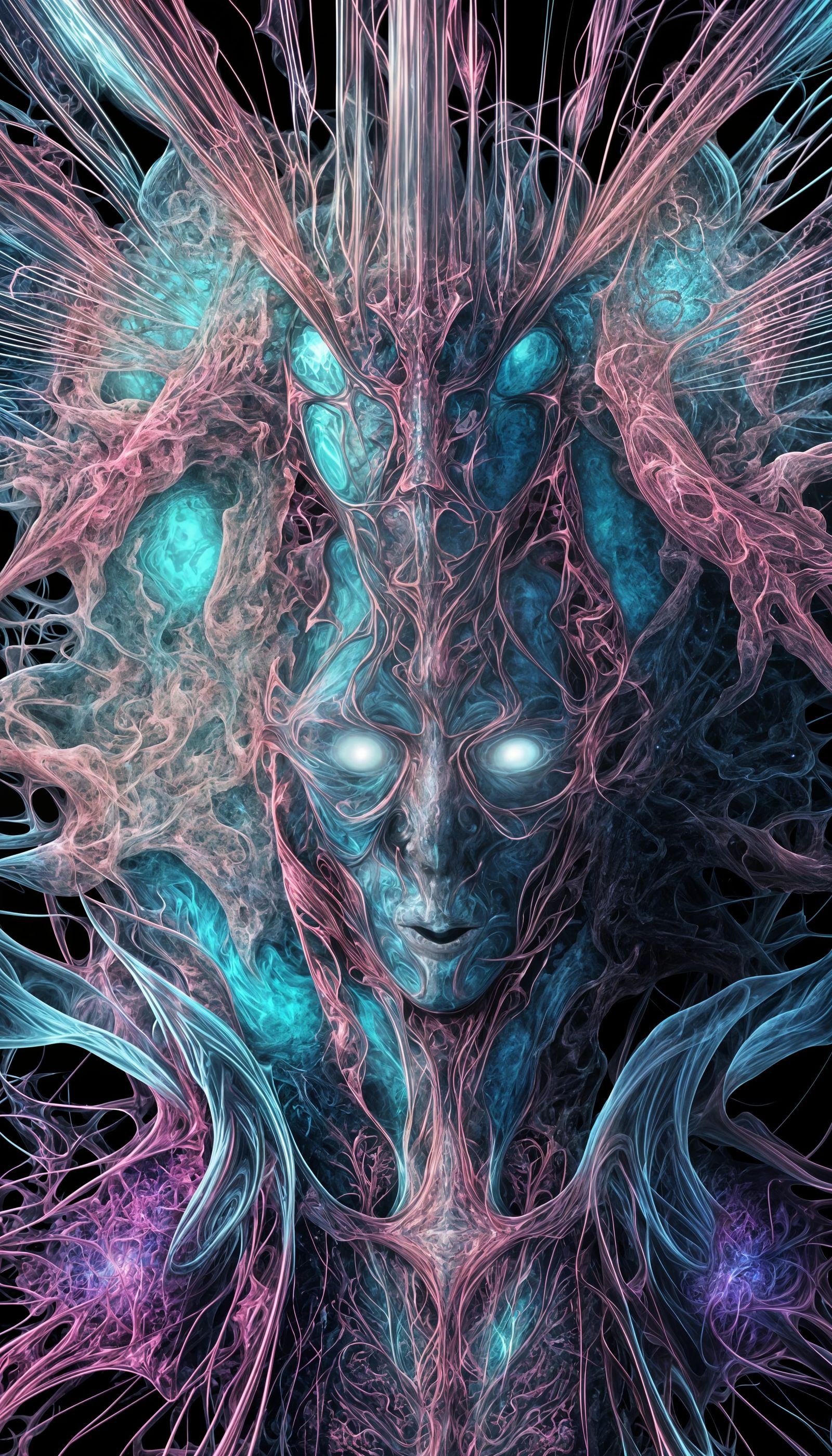 Neural Solipsism Digital fractal rendering :: recursive self...