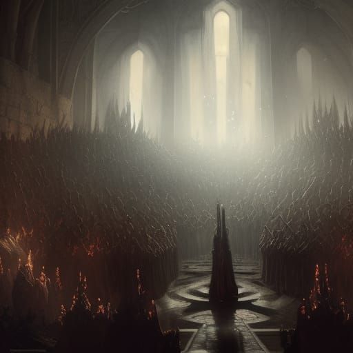 Game of Thrones Dark Fantasy Art in 8K Resolution
