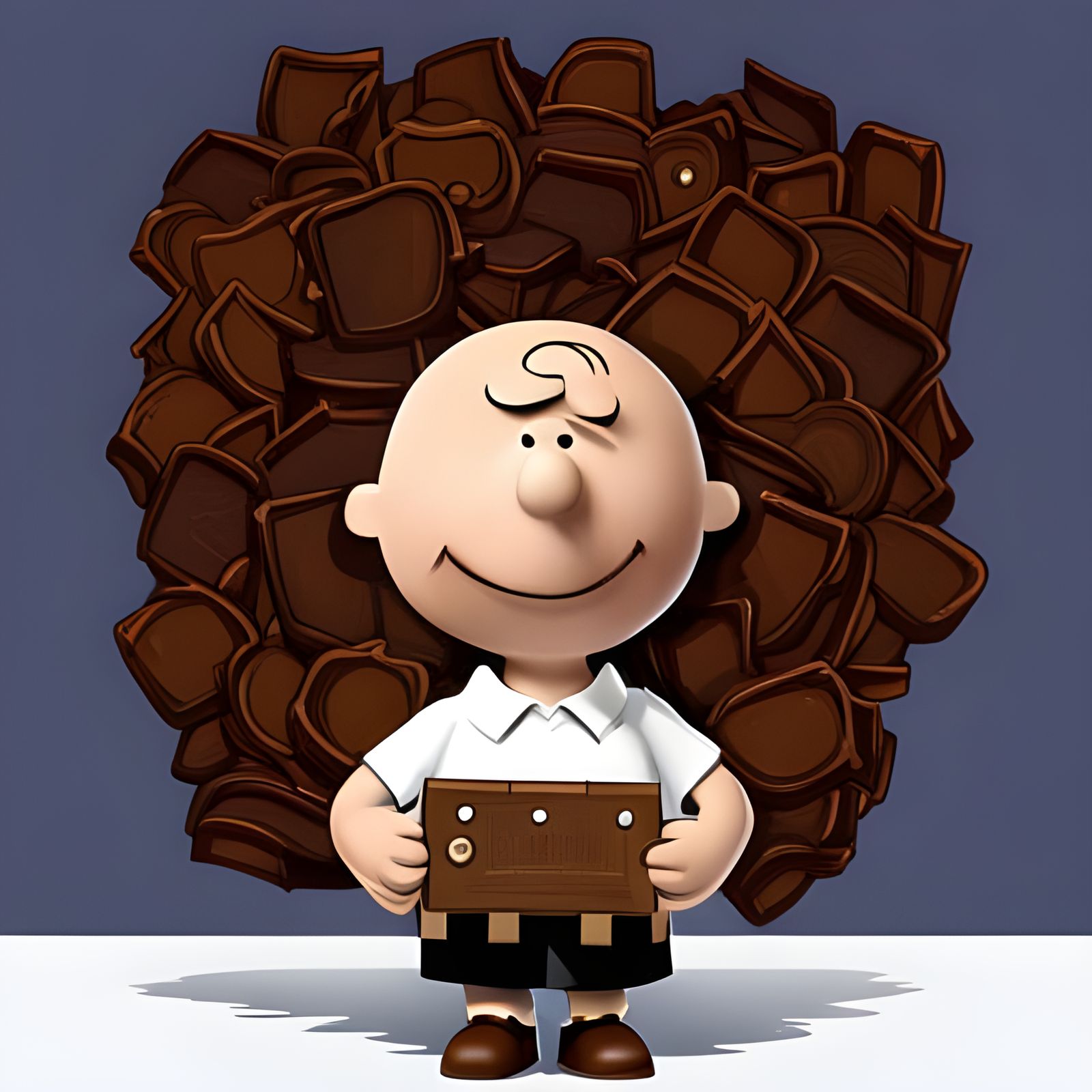 Charlie Brown and Golden Ticket Portrait