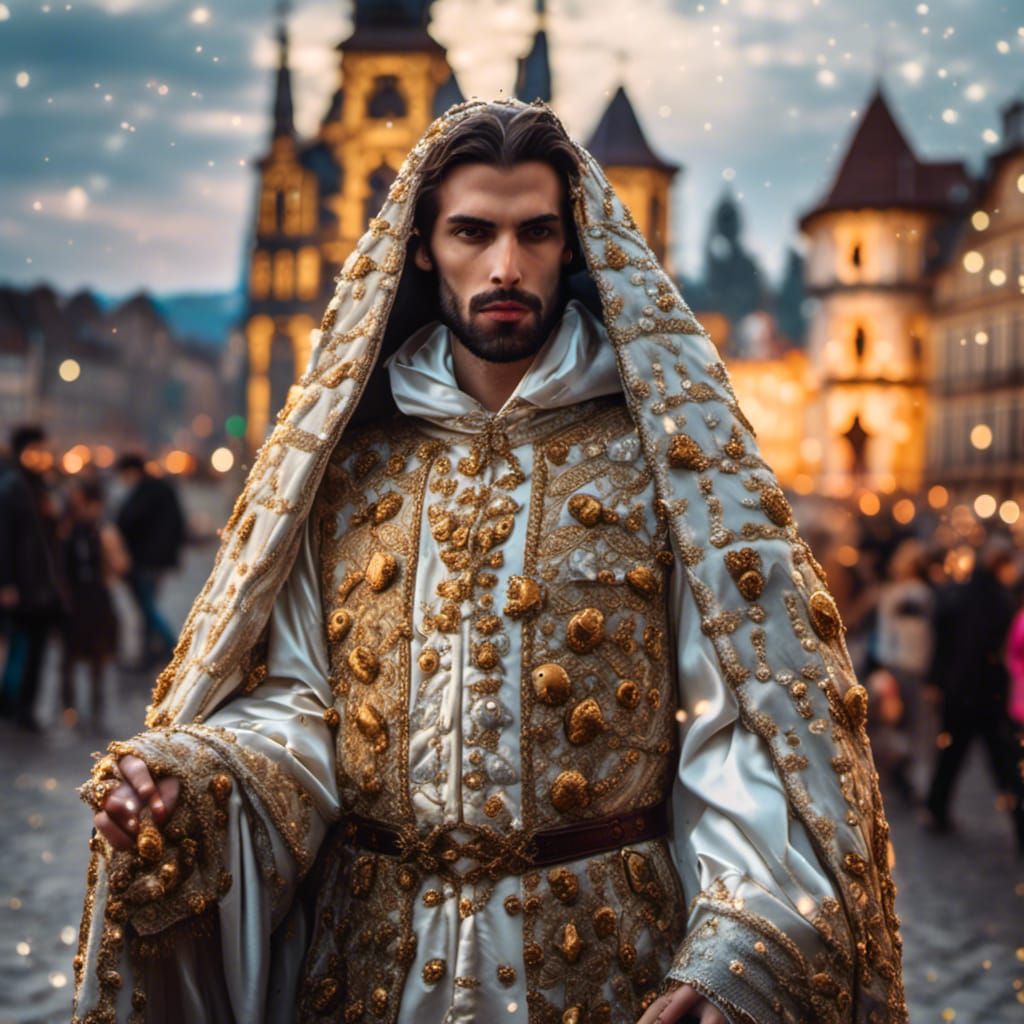 Robe from the early Middle Ages worn by a nobleman