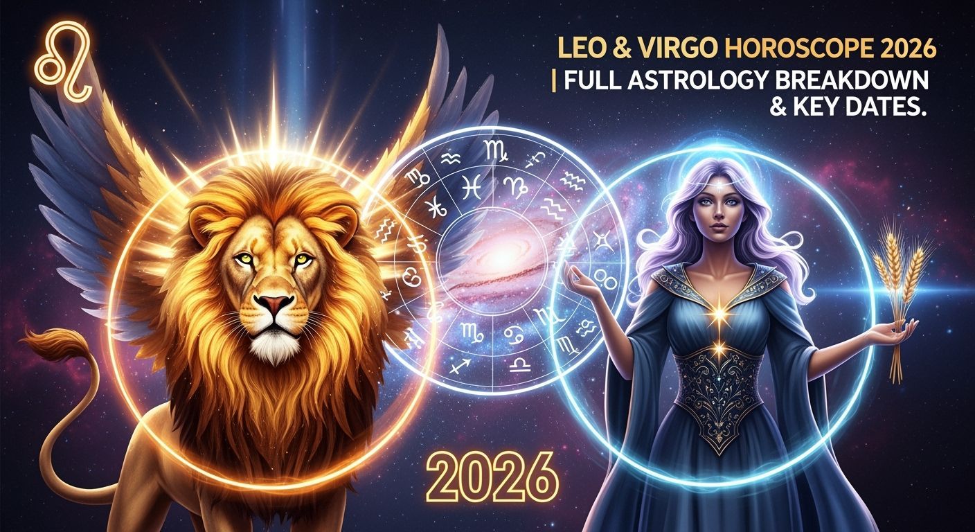 Leo & Virgo 2026 Astrology: Celestial Beings in Cosmic Aura