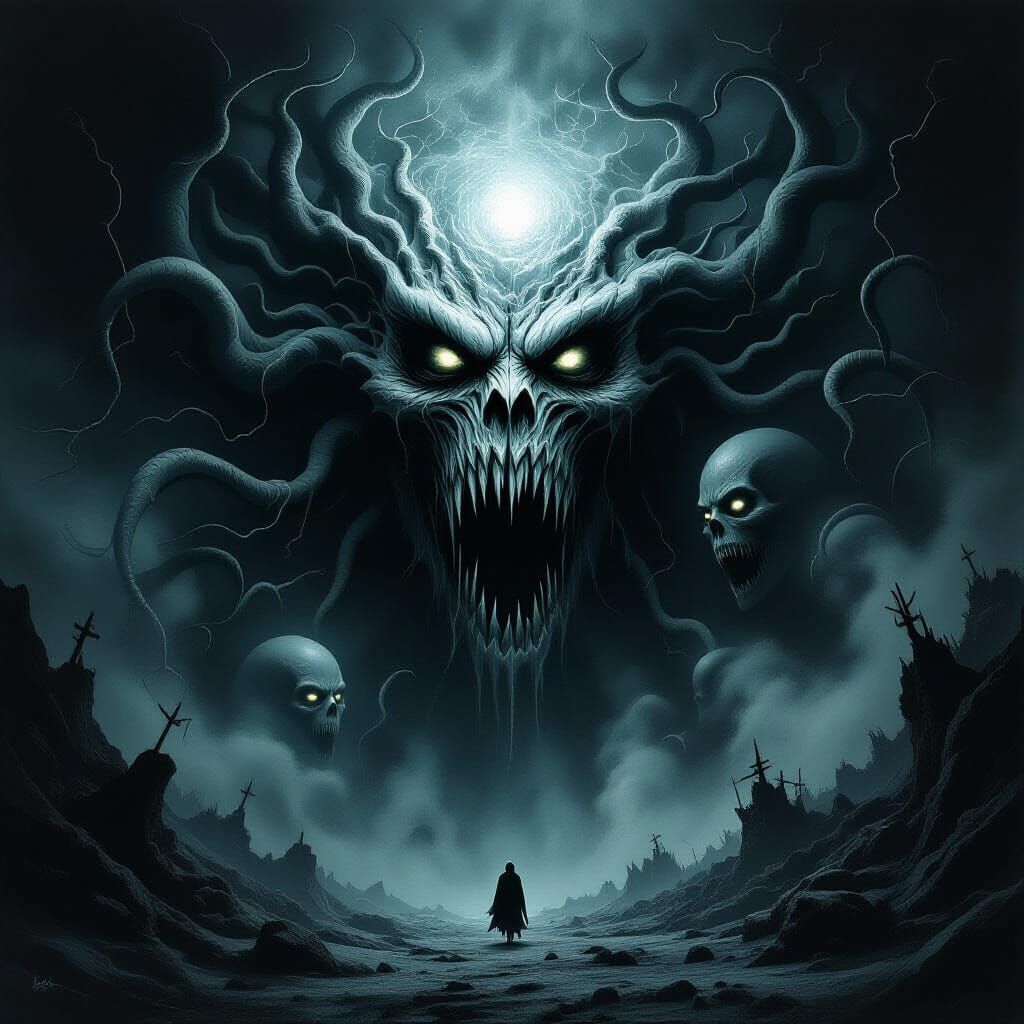 Eldritch Horrors in a Terrifying Dark Abyss