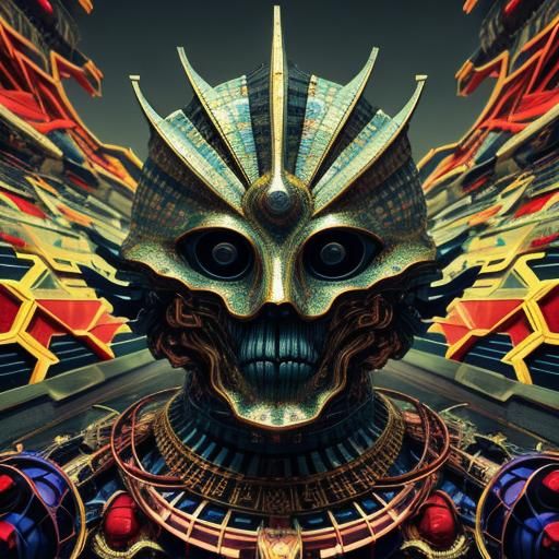 Psychedelic Surrealism: Elegant and Glamorous CGI Art