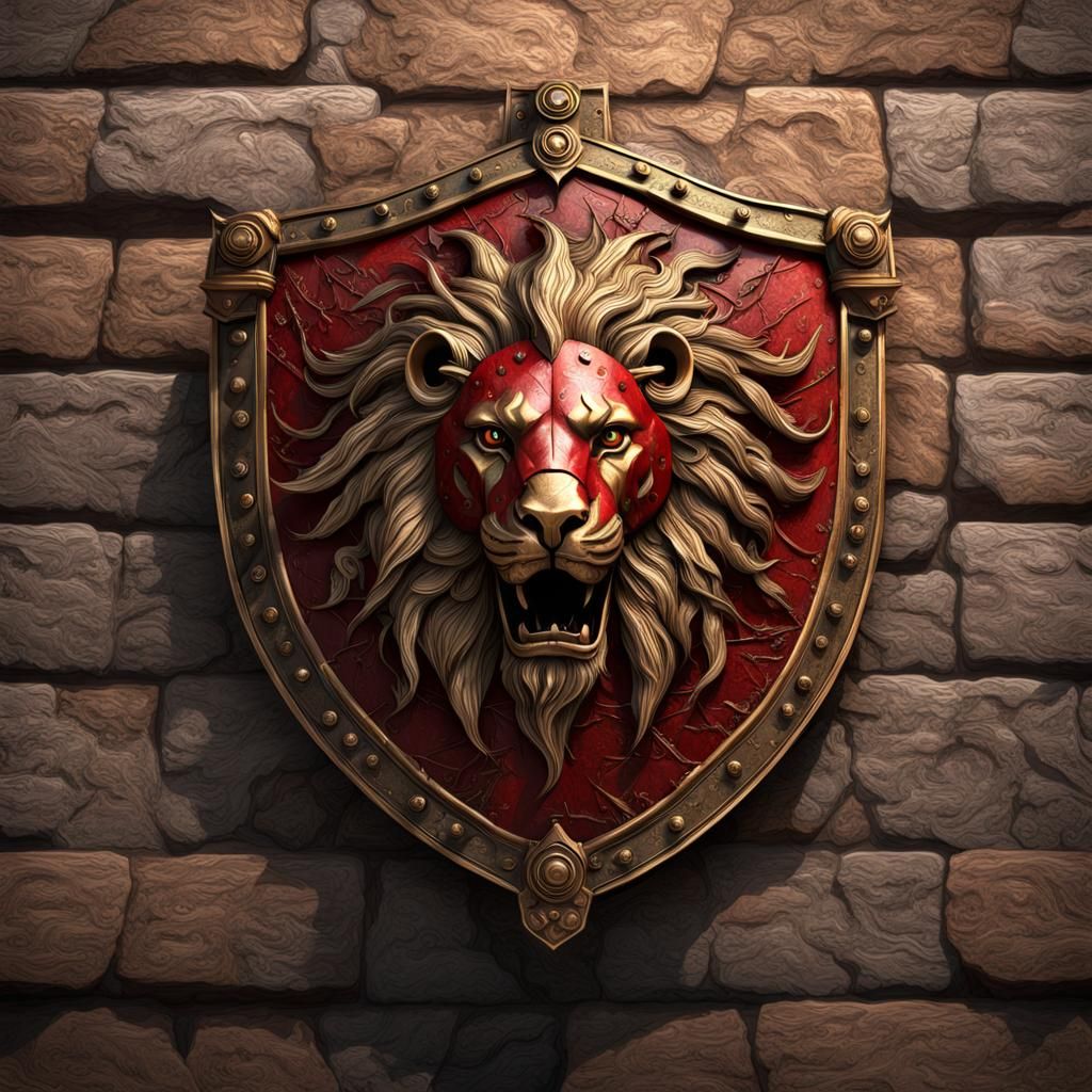 Roman Shield with Winged Victory Symbols