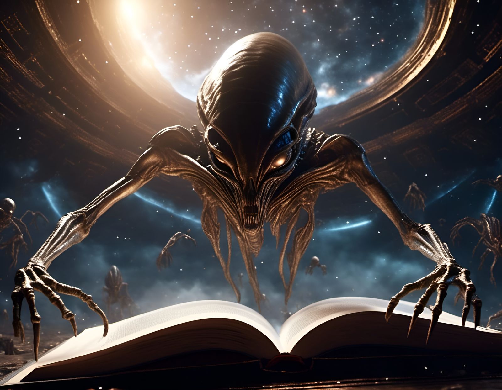 'Don't let them close the book, it is a portal'