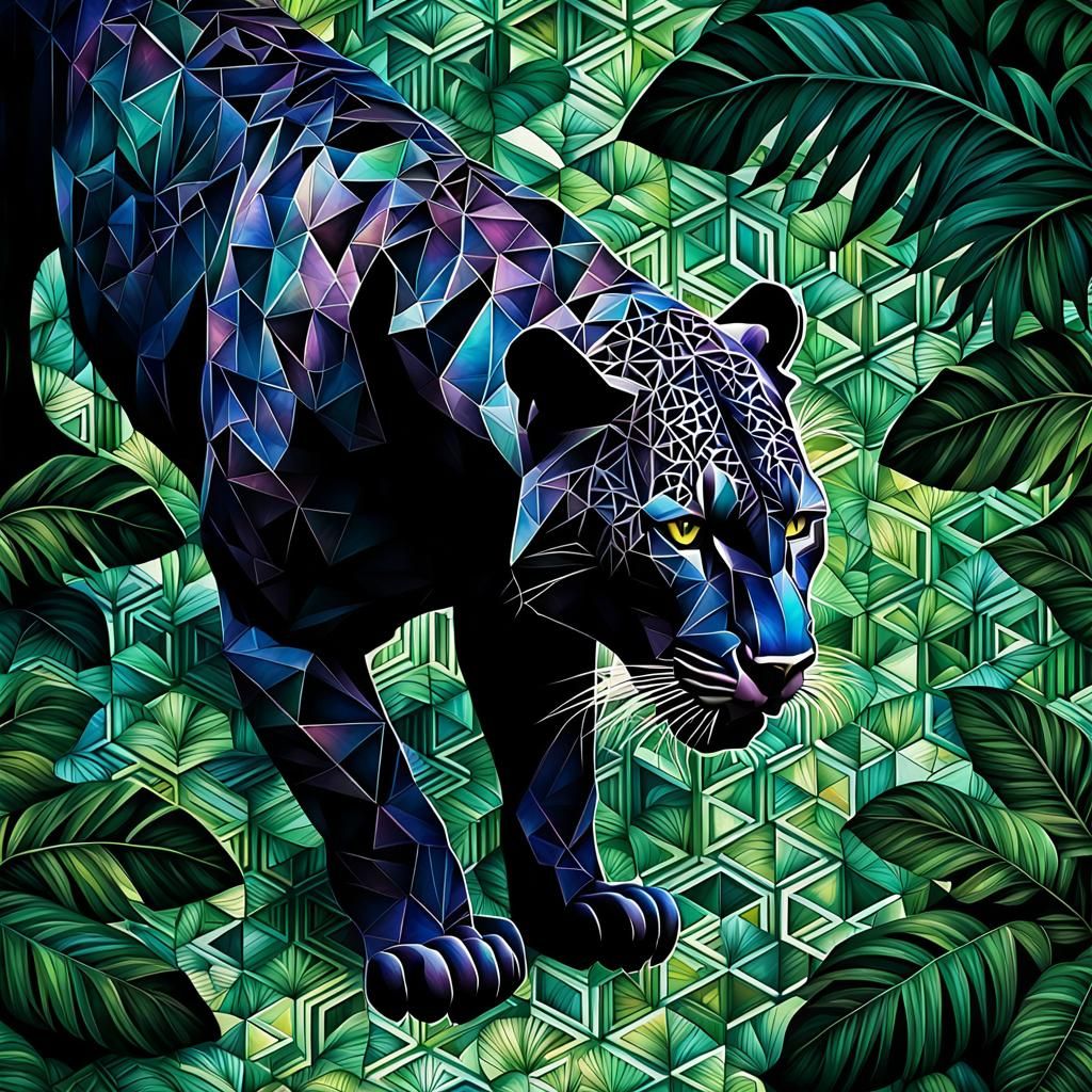 Sacred Geometry Panther 4