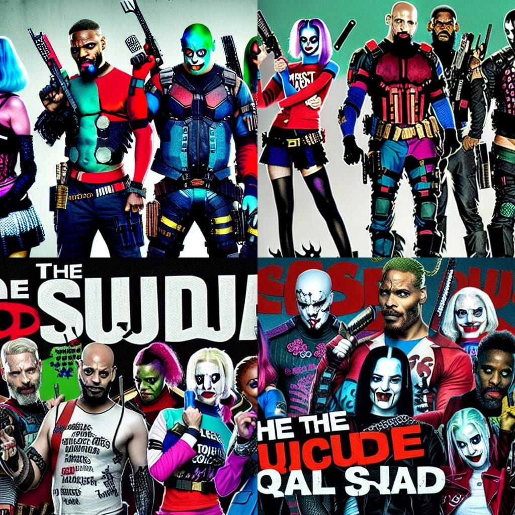 The Suicide Squad: AI Generated Movie Poster