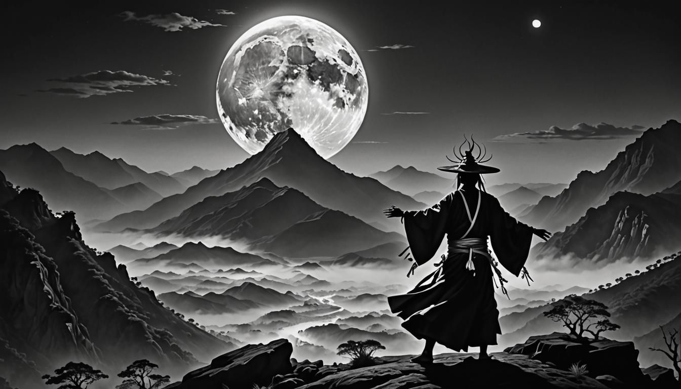 Mystical Shaman Dancer in Jun-Kumaori Style