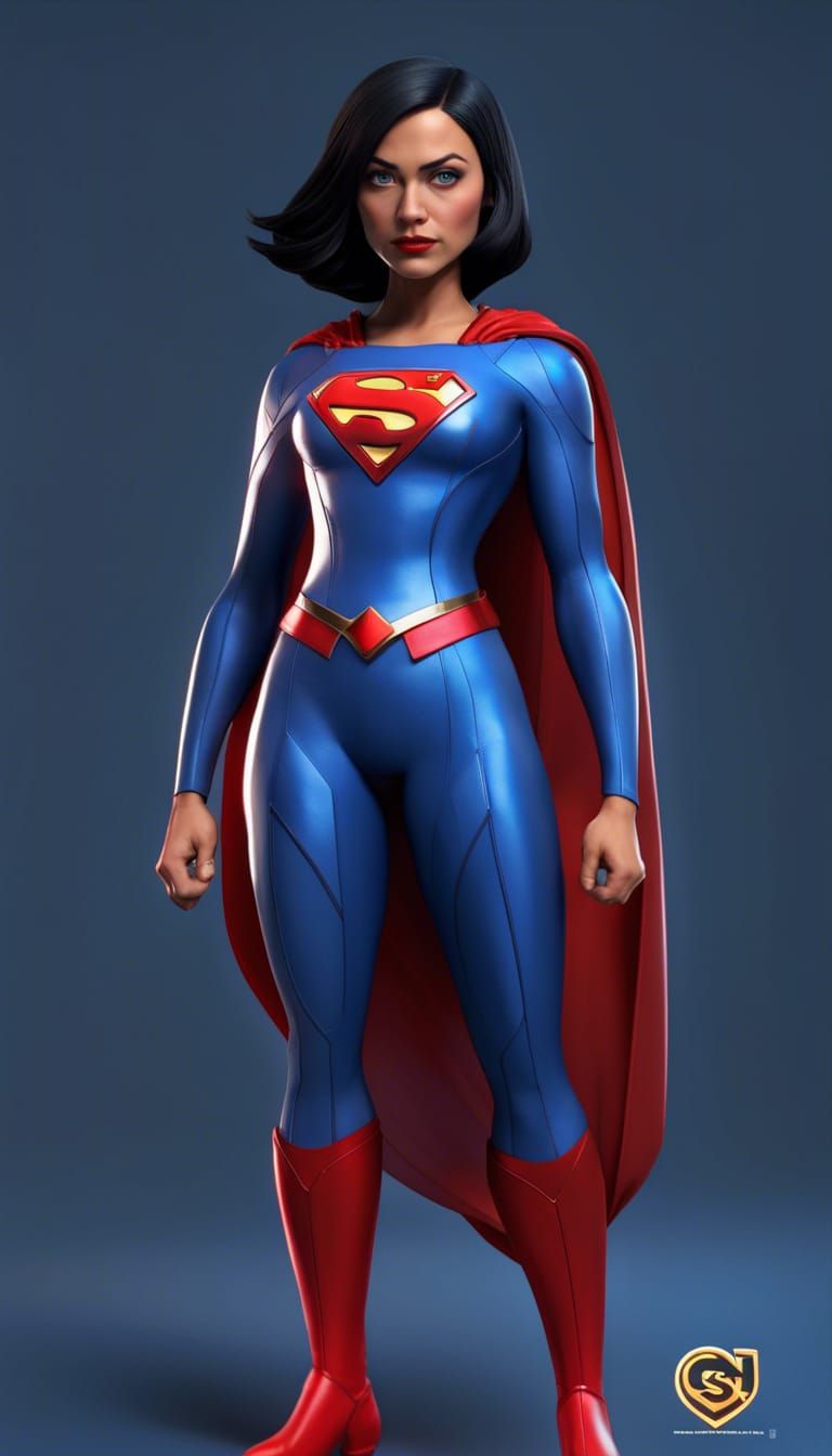 Sasha Calle as Supergirl: 3D Rendered Concept Art