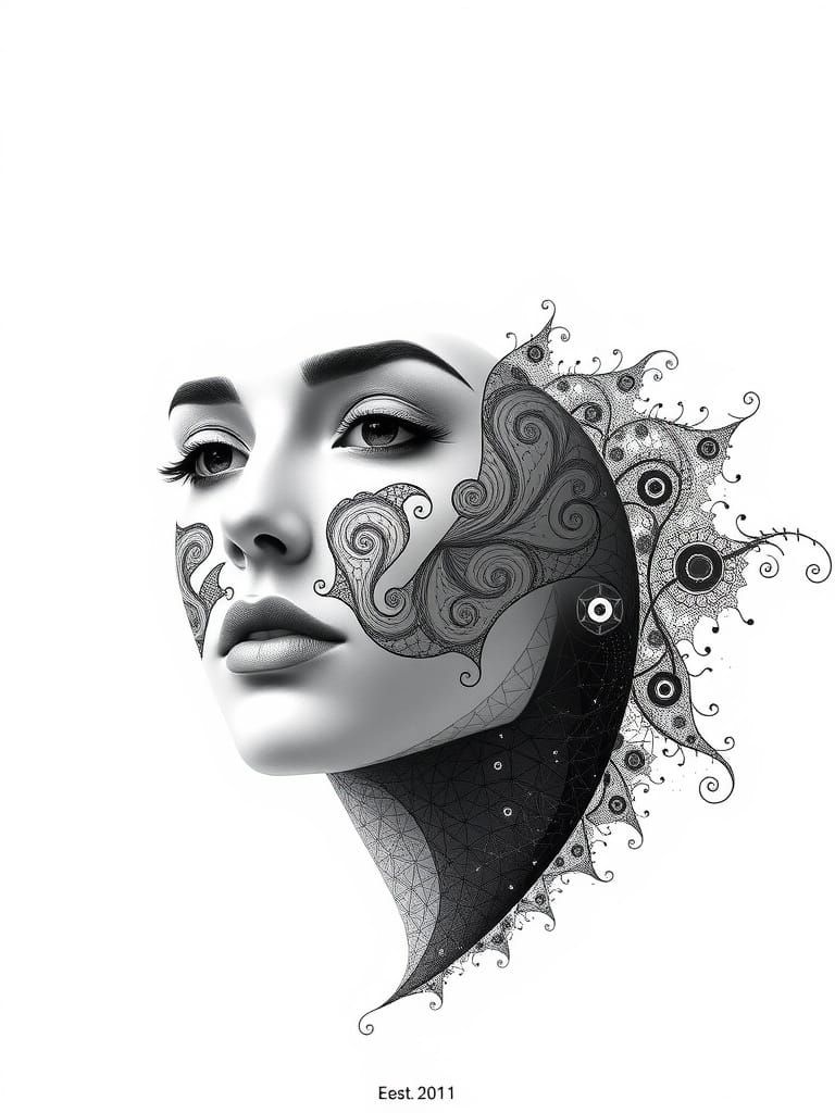 Minimalist Impressionist Portrait in Abstract Style