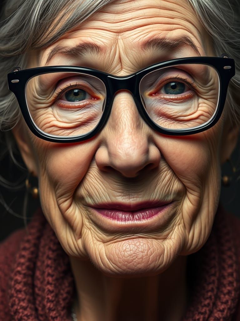 Grandma, still lovely in my eyes! ....
