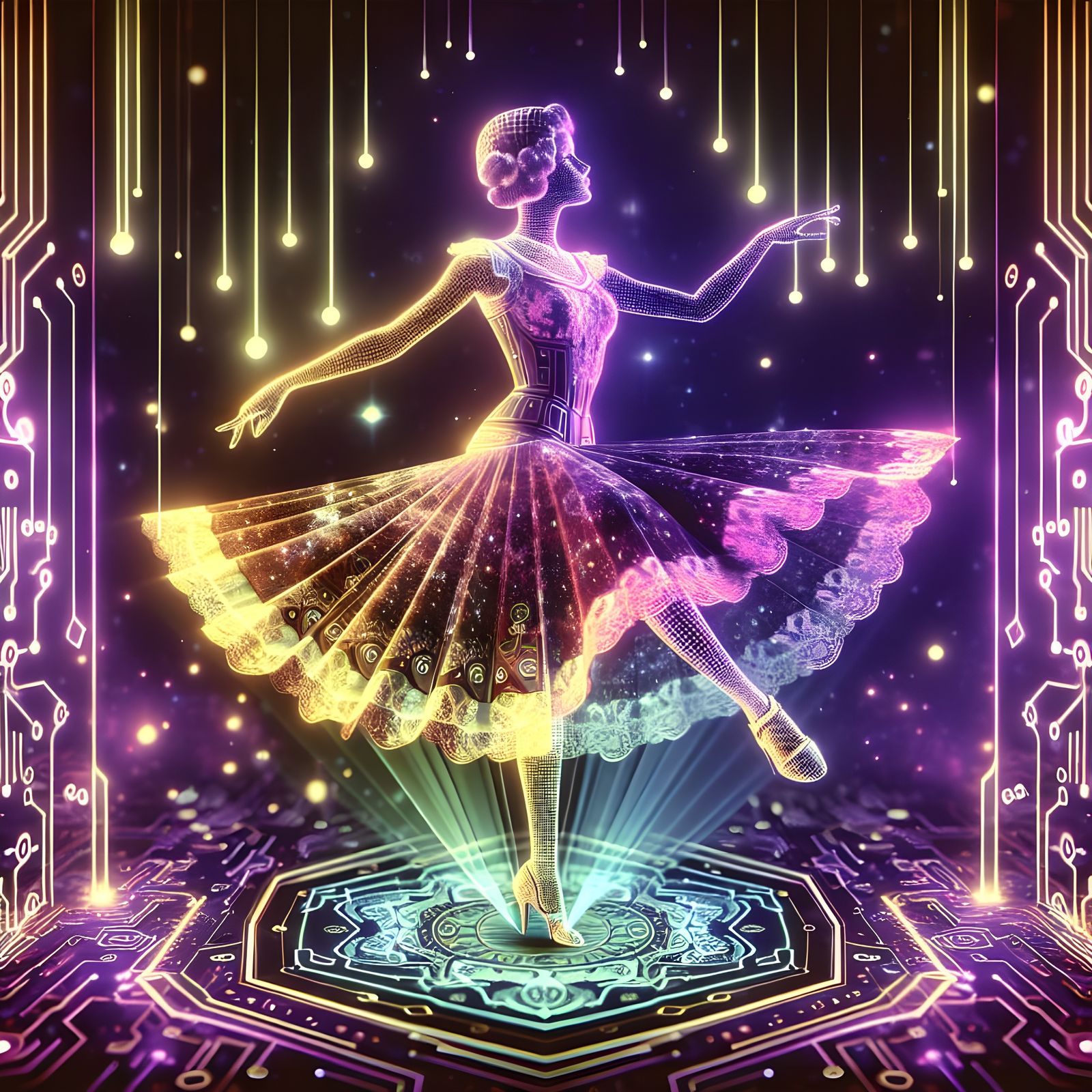 Holographic Tap Dancer