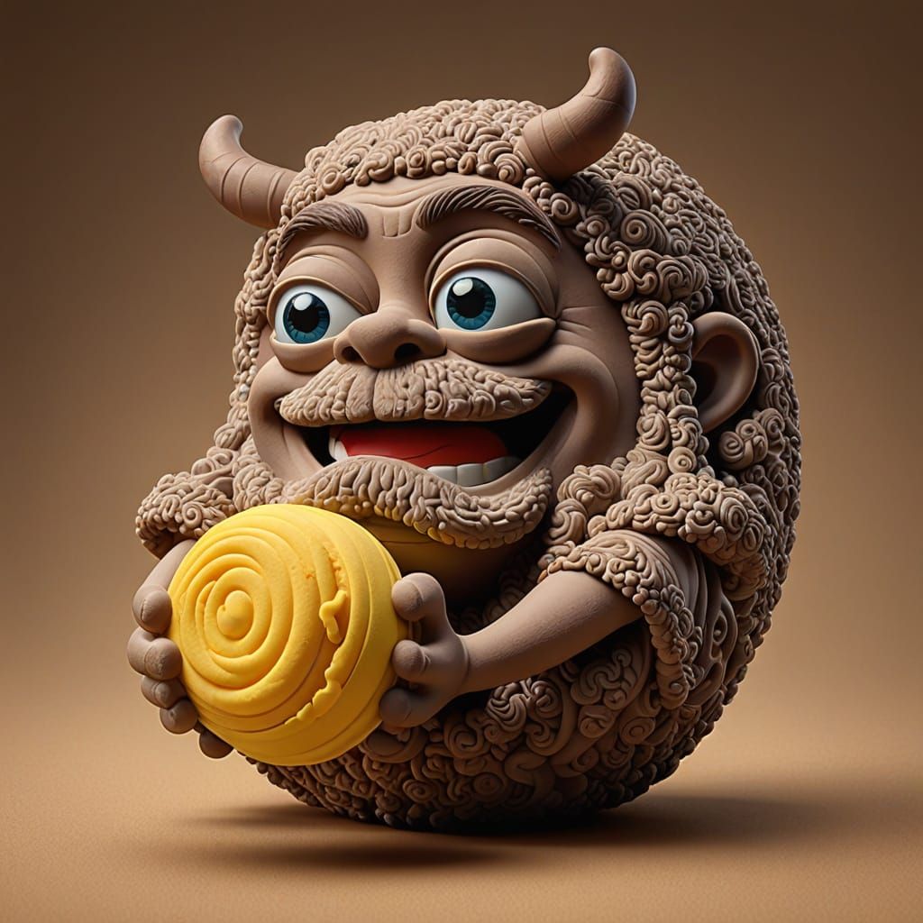 Play-doh Plato's Playtime: A CGI Claymation Scene