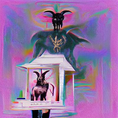 AI Generated Image of Baphomet