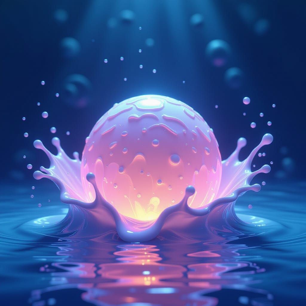 Fantastical Belly Splash Screen for Pimple Wash Ad