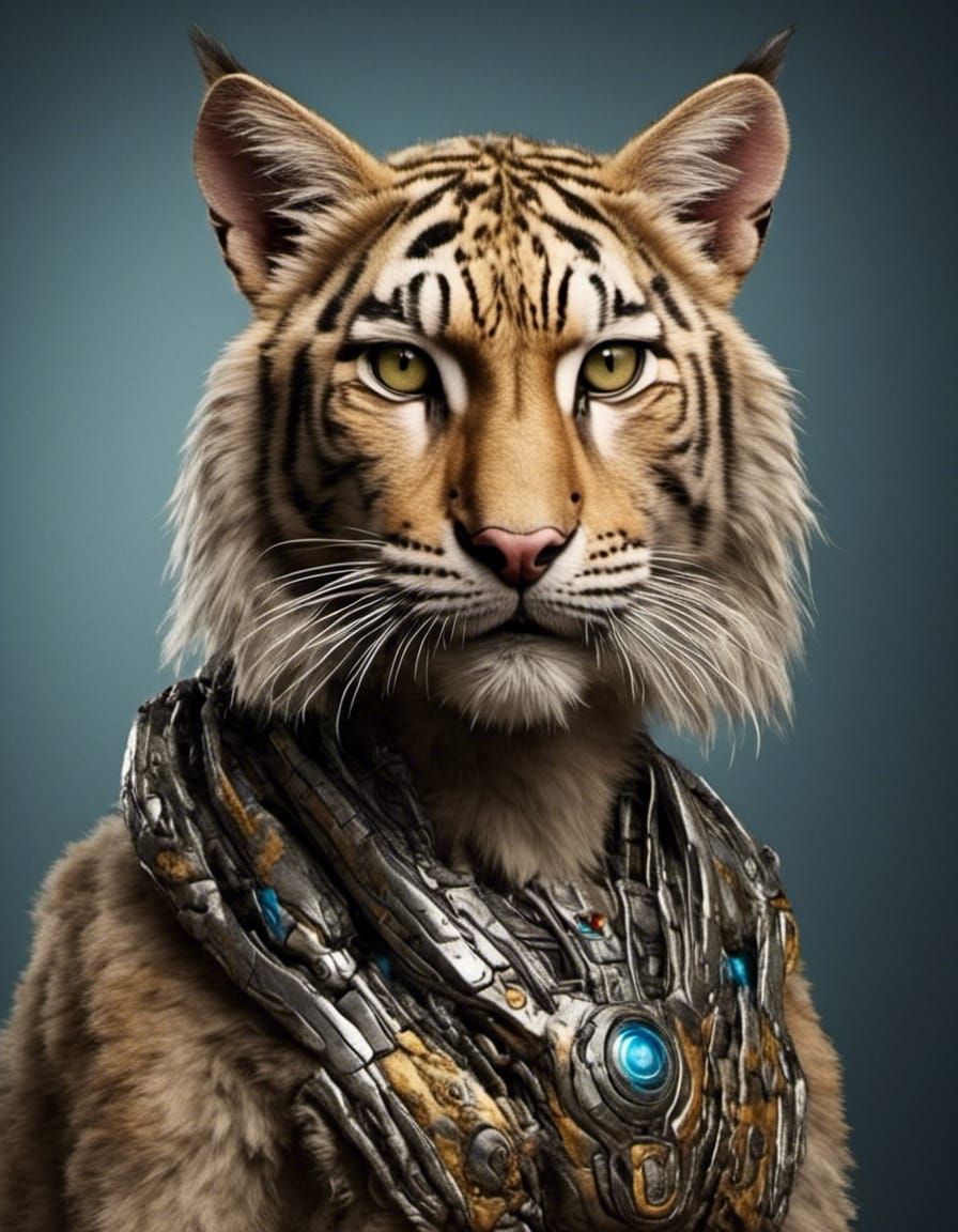 Feline Hybrid Portrait
