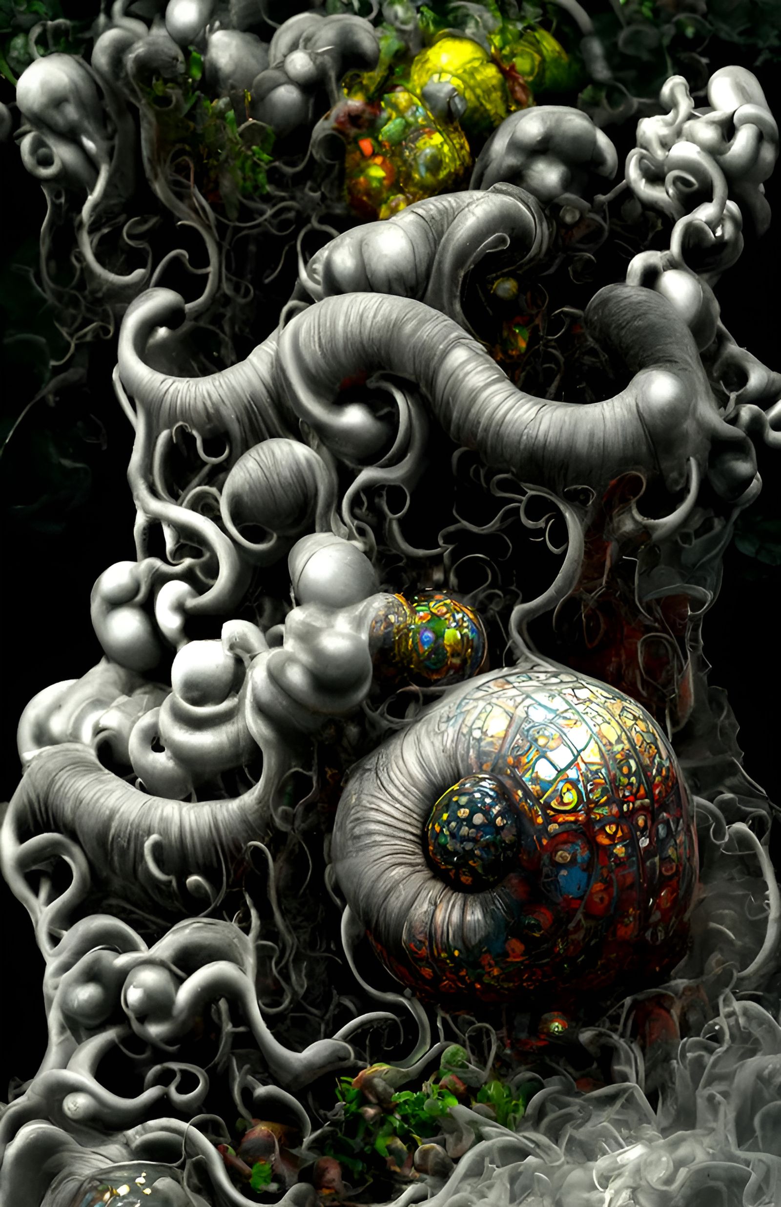 Escher-style Mandelbrot and Julia Set Object