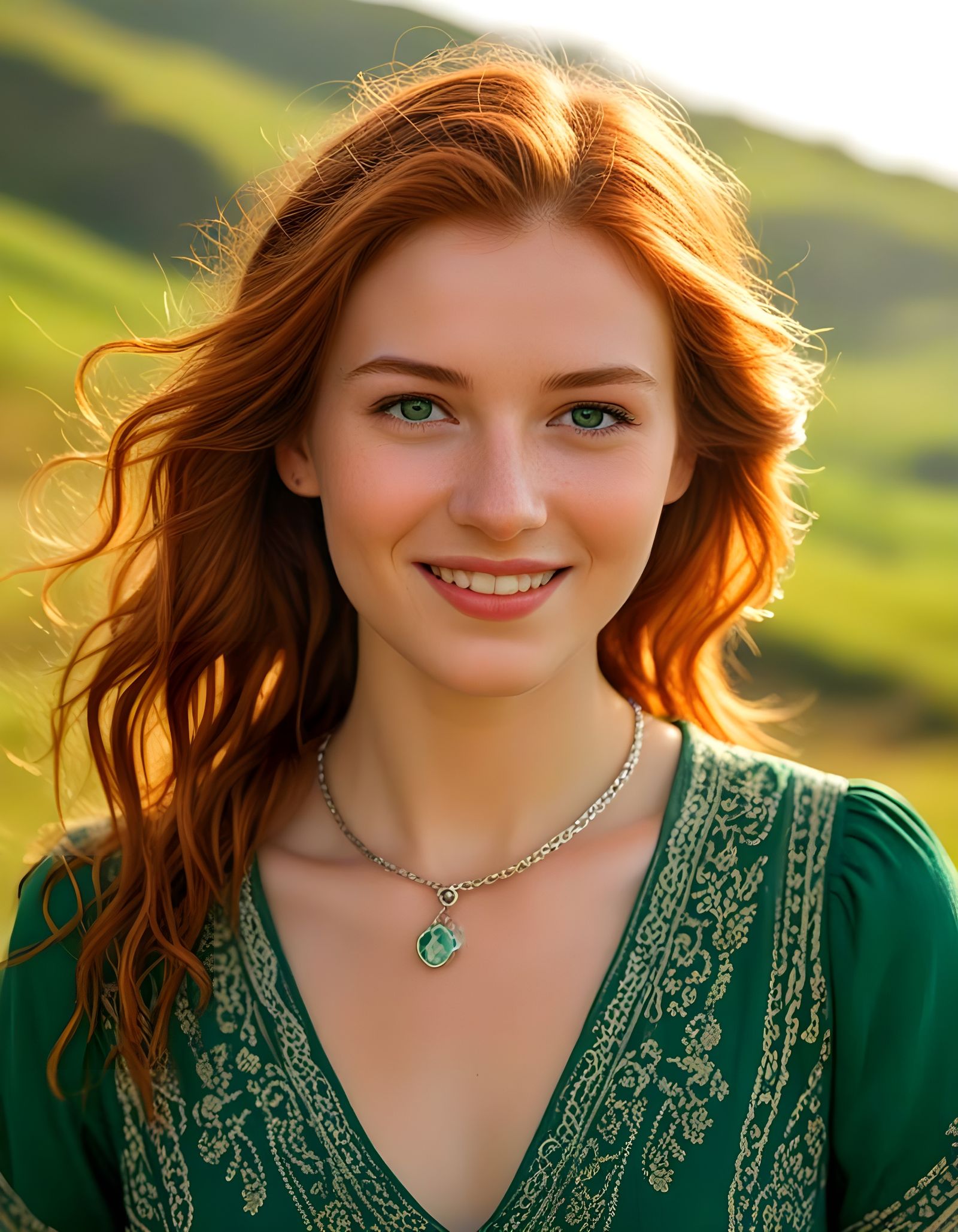 Irish Beauty in Dappled Light