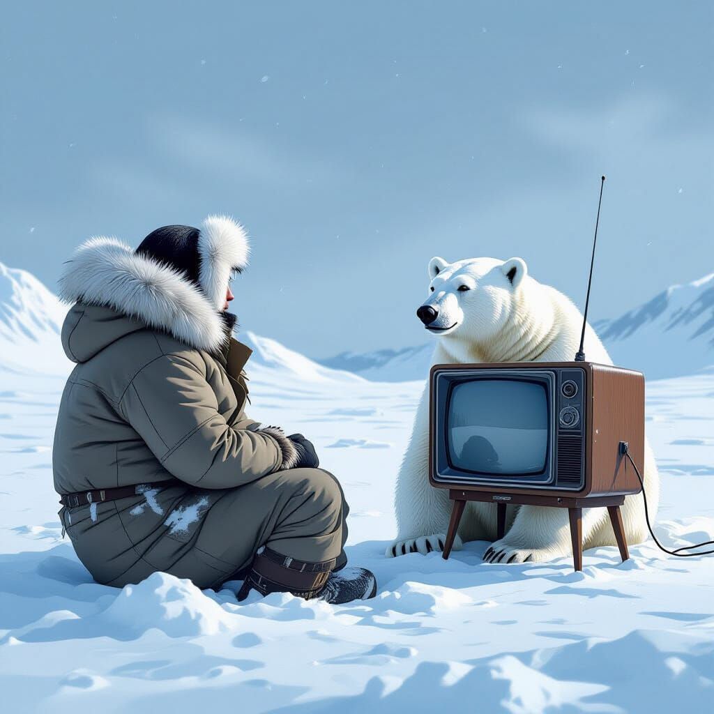 Inuit and Polar Bear Watch TV