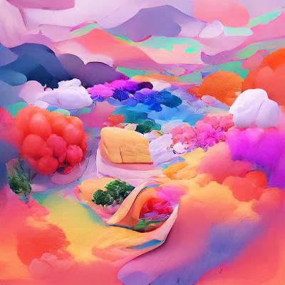 Lush and Colorful Comforting Reality