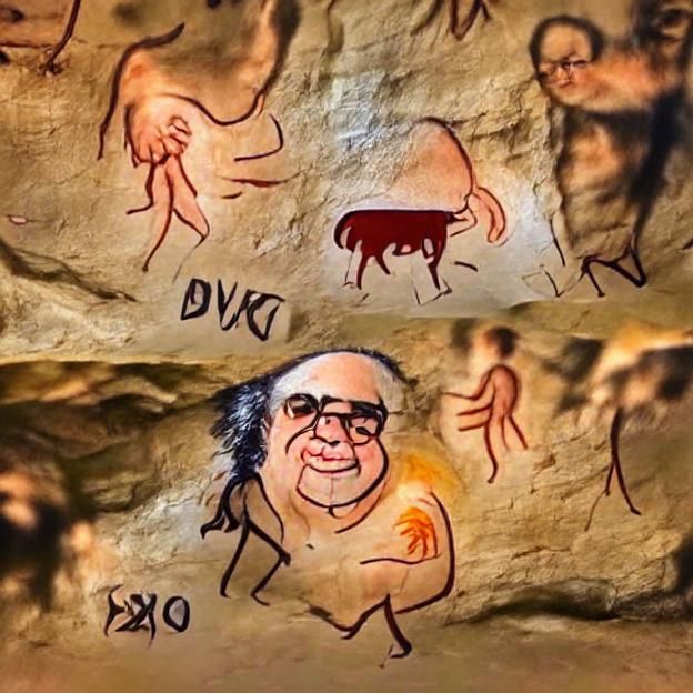 Ancient Cave Painting Foretelling Danny DeVito's Greatness