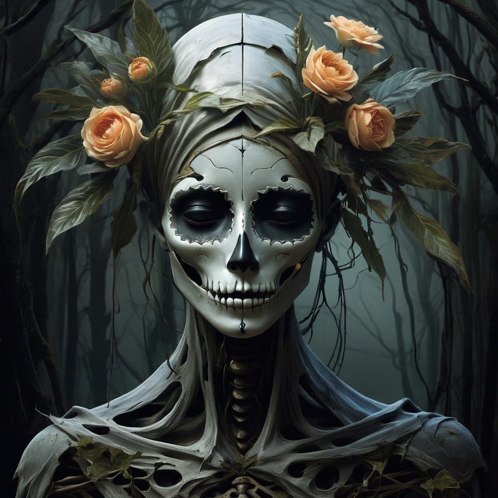 Allegory of Vanity's Destruction Oil Painting