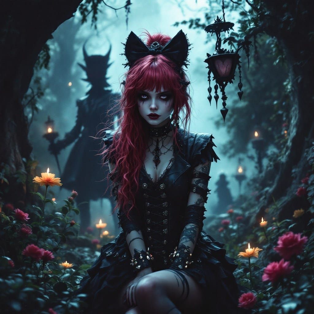 Alice in Goth-Punk Wonderland: A Darkly Edgy Twist