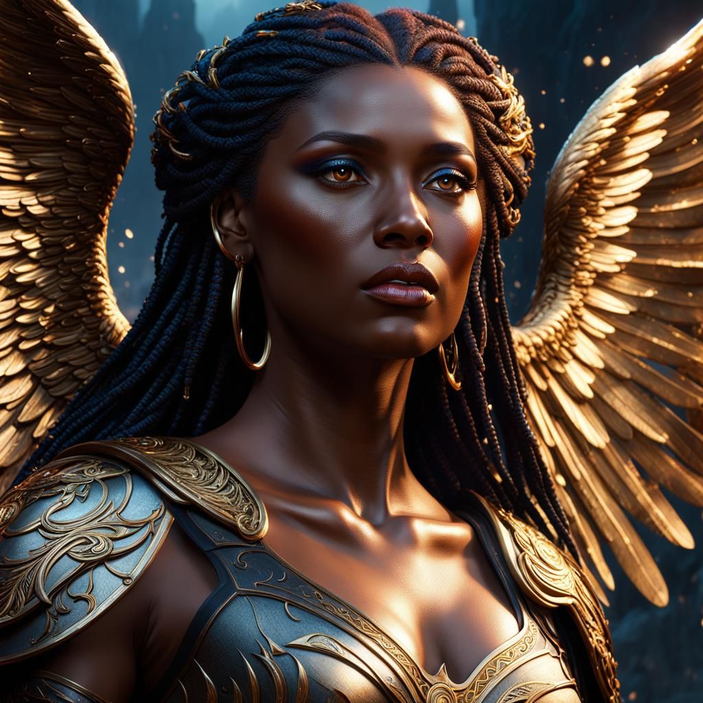 Archangel Cassiel: Angel of Tears in Detailed Painting