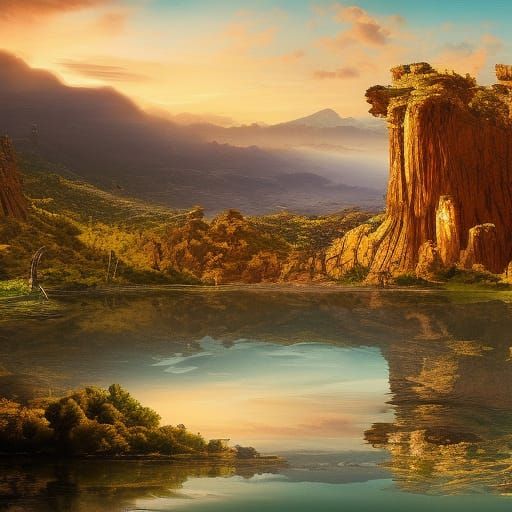 Saguaro National Park: Detailed Matte Painting