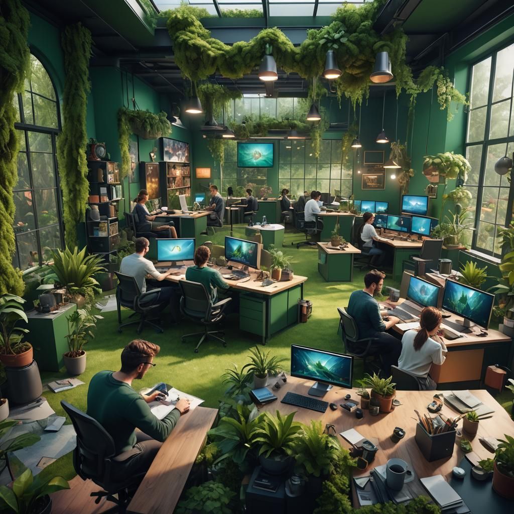 Digital Marketers Collaborate: Detailed Matte Painting