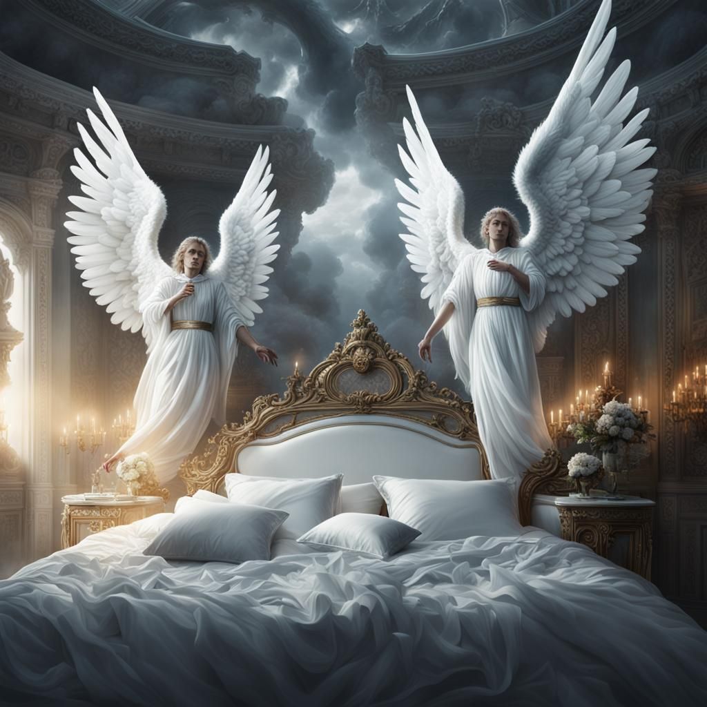 Angelic Guardians: A Digital Matte Painting
