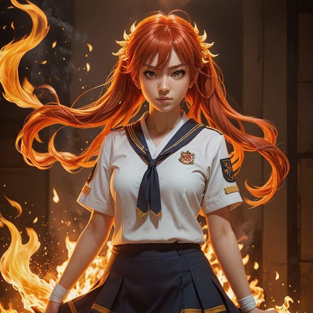 Flame Hair