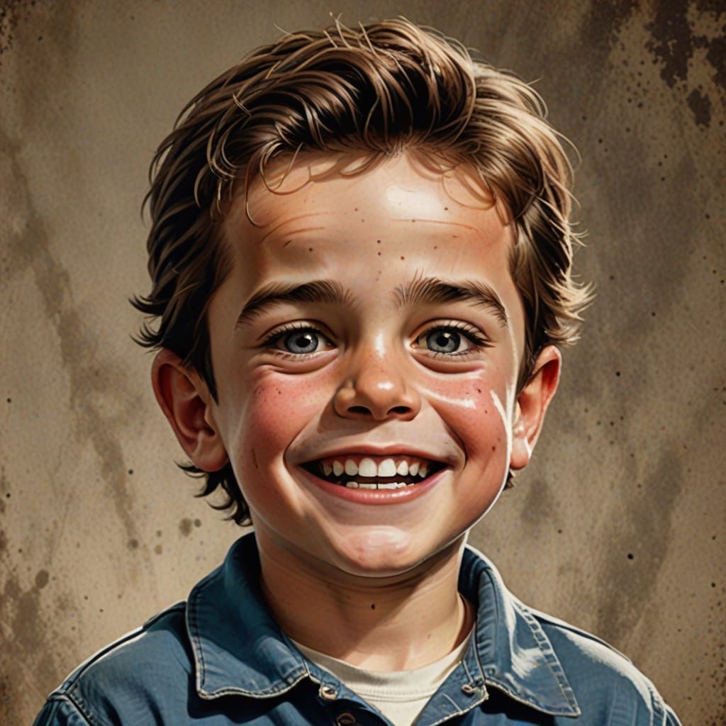 Caricature Child Star Walks Away From Despair