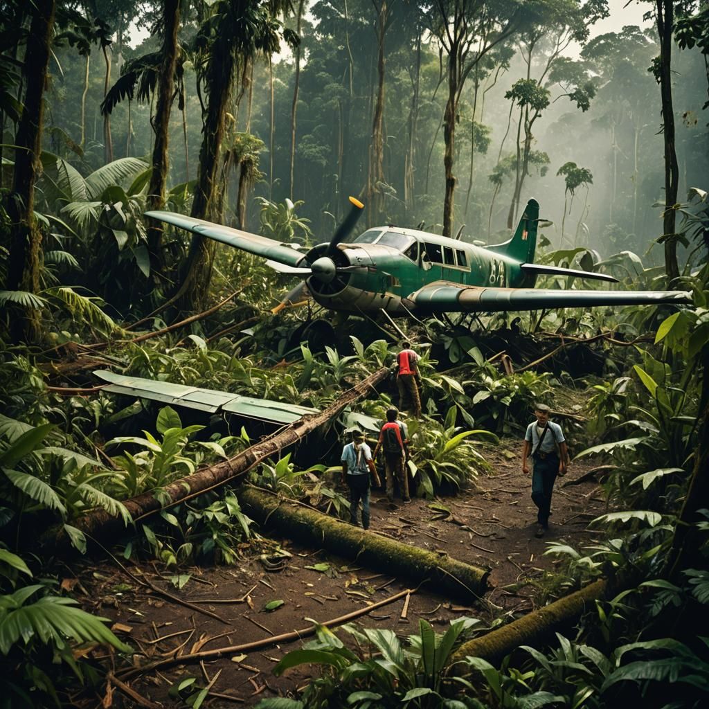 Dramatic Amazon Plane Crash with Teen Survivors