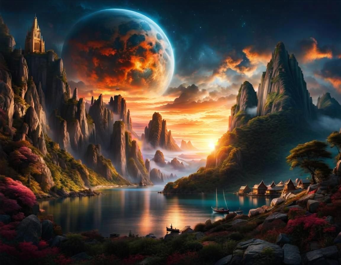 Epic Dreams: Cinematic Digital Matte Painting