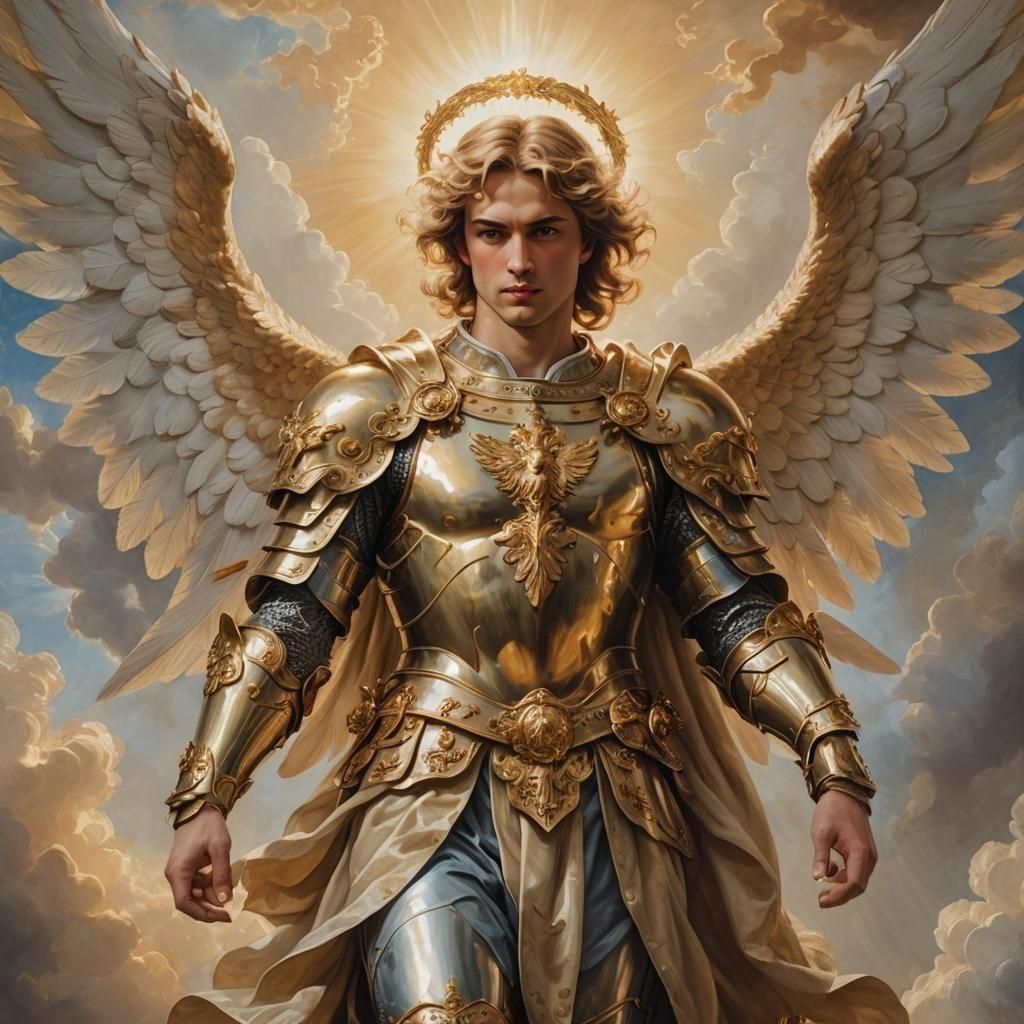 Archangel Michael: Handsome Digital Art Portrait