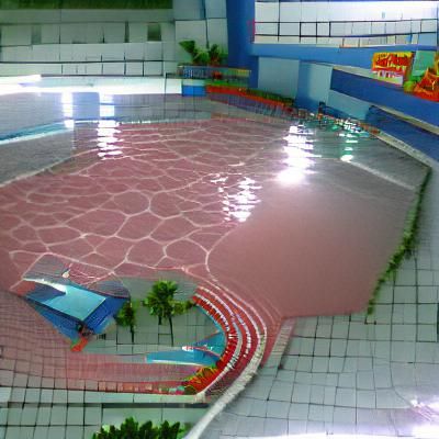 Clear Blue Swimming Pool in Daylight
