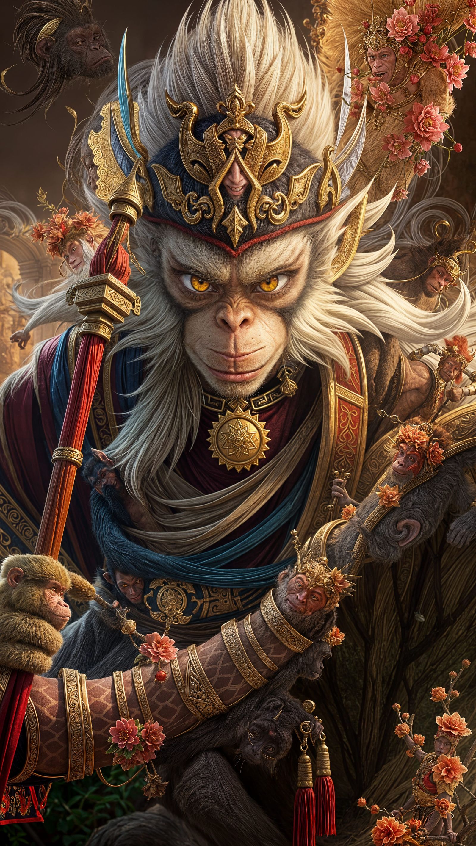 Monkey King Wukong Illustration