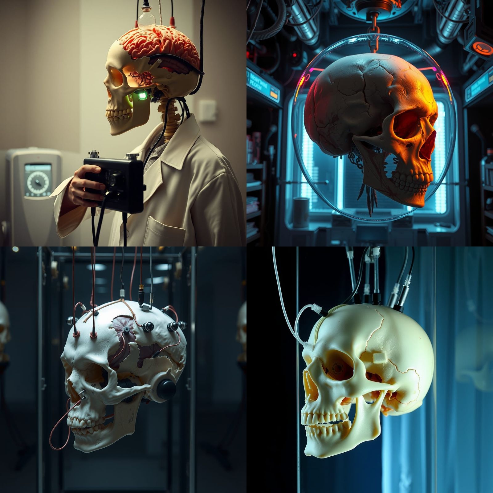 Mind Reader Skull Exposed in Cyberpunk Neurosurgery