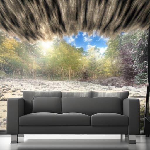 Majestic Mountain Range in Natural Light