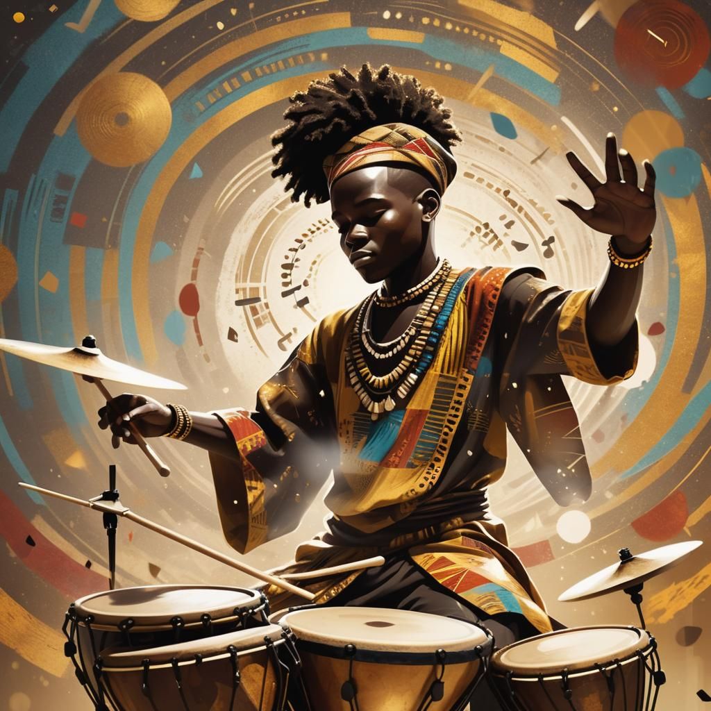 African drummer boy