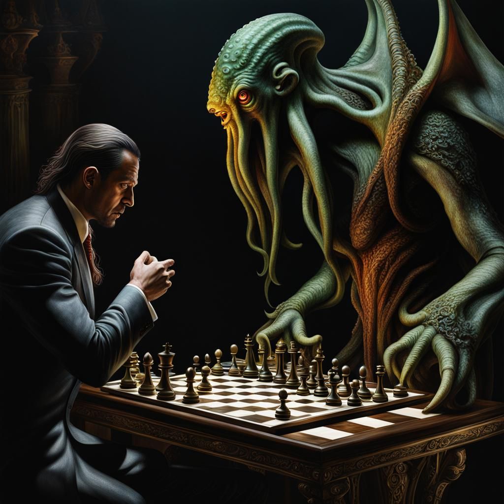 "Your move, puny human."