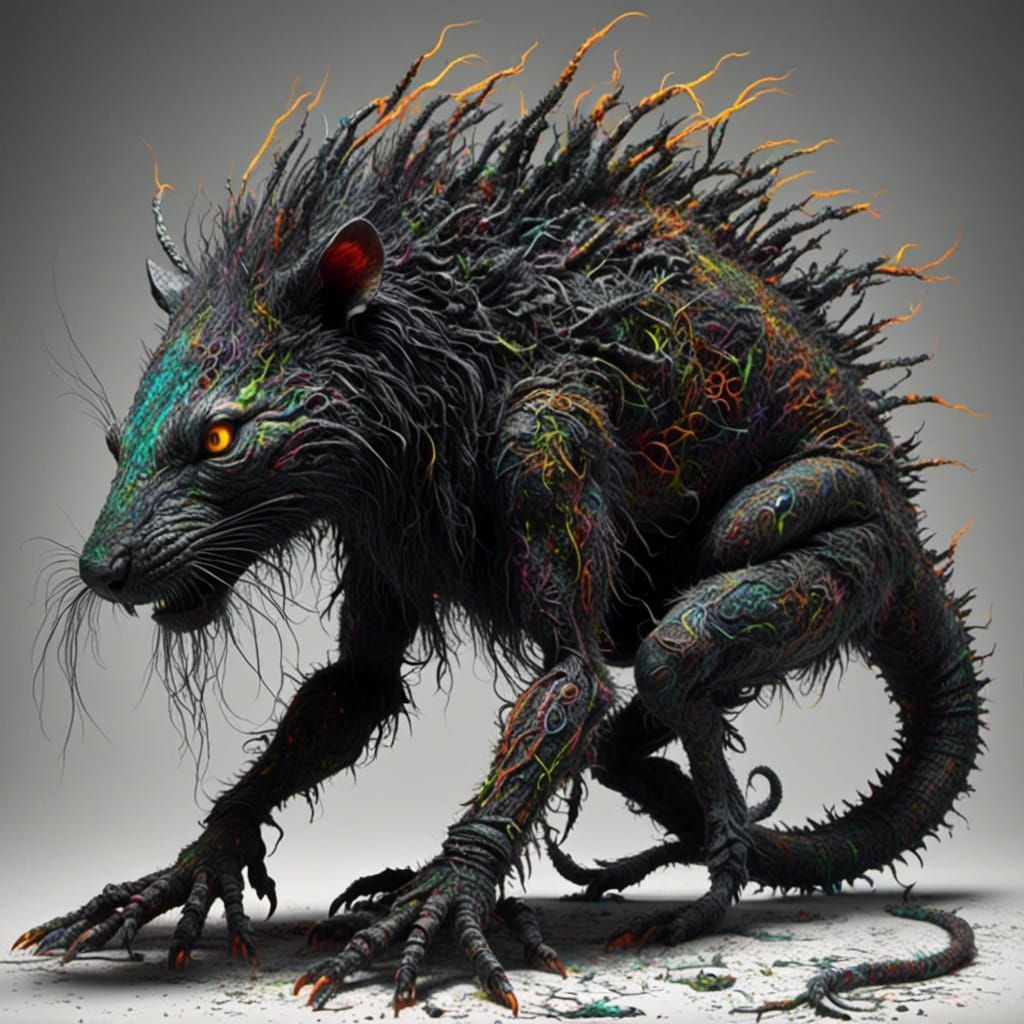 Chimera Savage Psywolf WereRat Hybrid Creature